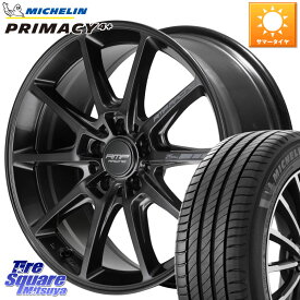 MANARAY MID RMP RACING R25Plus TITAN ホイール 17インチ 17 X 7.0J +48 5穴 100 ミシュラン PRIMACY4+ プライマシー4+ 95V XL 正規 205/55R17