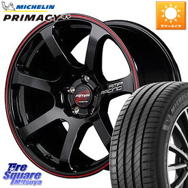 MANARAY MID RMP RACING R07 R-07 アルミホイール 18 X 7.5J +50 5穴 100 ミシュラン PRIMACY4+ プライマシー4+ 92W 正規 215/50R18