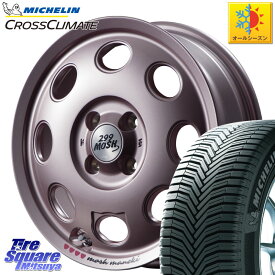 ミシュラン CROSSCLIMATE+ クロスクライメイト+ オールシーズンタイヤ 83T XL 正規 165/65R14 MANARAY 【欠品次回6月中-下旬予定】MID 299 MOSH MANEKI モッシュ マネキ 14インチ 14 X 4.5J +45 4穴 100 ハスラー ソリオ デリカミニ