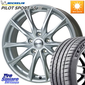 HotStuff エクシーダー E06 ホイール 19インチ 19 X 8.0J +42 5穴 114.3 ミシュラン PILOT SPORT 4S パイロットスポーツ4S (91Y) XL 正規 235/35R19