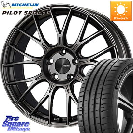 ENKEI エンケイ PerformanceLine PFM1 18インチ 18 X 8.5J(VAB 6POT) +45 5穴 114.3 ミシュラン PILOT SPORT5 パイロットスポーツ5 (97Y) XL 正規 245/40R18 WRX STI