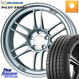 ENKEI エンケイ Racing RPF1 SILVER ホイール 17 X 7.0J +35 4穴 100 ミシュラン PILOT SPORT5 パイロットスポーツ5 (84Y) XL 正規 205/40R17 ロードスター