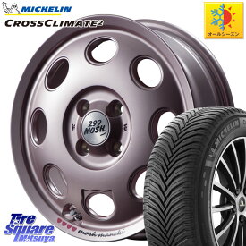 ミシュラン CROSSCLIMATE2 クロスクライメイト2 オールシーズンタイヤ 88H XL 正規 175/65R15 MANARAY MID 299 MOSH MANEKI モッシュ マネキ 15インチ 15 X 4.5J +45 4穴 100 タフト