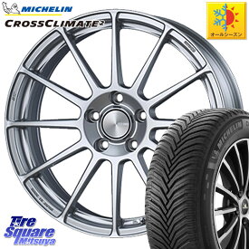 ミシュラン CROSSCLIMATE2 クロスクライメイト2 オールシーズンタイヤ 96V XL 正規 205/60R16 KYOHO ENKEI エンケイ PerformanceLine PF03 ホイール 16 X 6.5J +45 5穴 114.3 MAZDA3 ステップワゴン