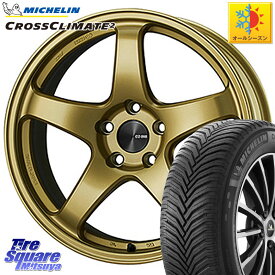 ミシュラン CROSSCLIMATE2 クロスクライメイト2 オールシーズンタイヤ 88V XL 正規 185/60R15 KYOHO ENKEI エンケイ PerformanceLine PF05 15インチ 15 X 5.0J +45 4穴 100 ソリオ