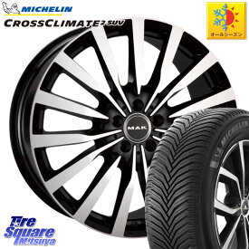 メルセデスベンツ Gクラス(W463) ミシュラン CROSSCLIMATE2 SUV クロスクライメイト2 SUV オールシーズンタイヤ 110H 正規 265/60R18 阿部商会 MAK KRONE クローネ ホイール 18 X 8.0J(MB W463) +41 5穴 130