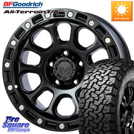 MKW M204 ブラックキャット 17インチ 17 X 8.0J +43 5穴 127 BF Goodrich オールテレーン TA KO2 T/A グッドリッチ ホワイトレター 275/70R17 ジープ ラングラー JK JL