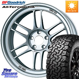 ENKEI エンケイ Racing RPF1 SILVER ホイール 16 X 7.0J +35 5穴 114.3 BF Goodrich オールテレーン TA KO2 在庫●特価 T/A グッドリッチ ホワイトレター 225/70R16 RAV4 デリカ D5 D:5