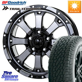 MKW MK-46 MK46 ダイヤカットグラファイトクリア ホイール 16インチ 16 X 7.0J +42 5穴 114.3 BF Goodrich Trail-Terrain TA トレイルテレーンT/A アウトラインホワイトレター 225/75R16 RAV4 デリカ D5 D:5