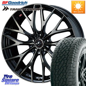 WEDS 【欠品次回6月上旬】 37420 レオニス MX ウェッズ Leonis ホイール 17インチ 17 X 7.0J +42 5穴 114.3 BF Goodrich Trail-Terrain TA トレイルテレーンT/A アウトラインホワイトレター 235/65R17 RAV4 デリカ D5 D:5