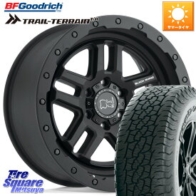 BLACK RHINO BARSTOW TEXTURED ブラックライノ バーストウ 17インチ 17 X 8.0J +30 5穴 114.3 BF Goodrich Trail-Terrain TA トレイルテレーンT/A アウトラインホワイトレター 245/65R17 RAV4 デリカ D5 D:5