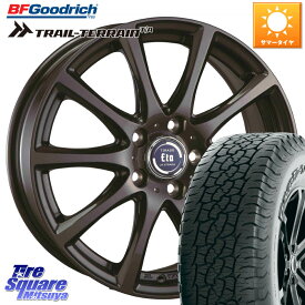 阿部商会 ティラード イータ 平座仕様(トヨタ車専用) 17 X 7.0J +38 5穴 114.3 BF Goodrich Trail-Terrain TA トレイルテレーンT/A アウトラインホワイトレター 245/65R17 RAV4