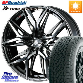 WEDS 40809 レオニス LEONIS LM BMCMC 17インチ 17 X 7.0J +42 5穴 114.3 BF Goodrich Trail-Terrain TA トレイルテレーンT/A アウトラインホワイトレター 245/65R17 RAV4 デリカ D5 D:5