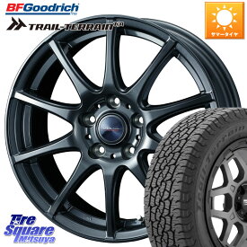 WEDS ウェッズ ヴェルヴァチャージ 平座仕様(トヨタ車専用) 17 X 7.0J +39 5穴 114.3 BF Goodrich Trail-Terrain TA トレイルテレーンT/A ブラックウォール 225/60R17 アルファード