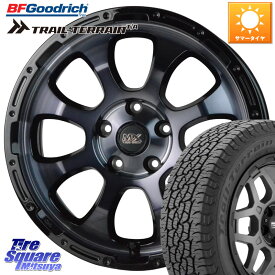 HotStuff マッドクロス グレイス BKC 5H ホイール 17インチ 17 X 7.0J +38 5穴 114.3 BF Goodrich Trail-Terrain TA トレイルテレーンT/A ブラックウォール 215/60R17 アルファード エクストレイル UX カローラクロス