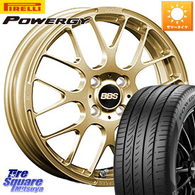 BBS RP 鍛造1ピース ホイール 15インチ 15 X 4.5J +45 4穴 100 ピレリ POWERGY パワジー サマータイヤ 165/55R15