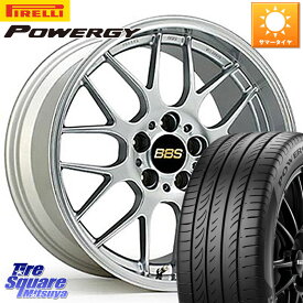 BBS RG-R 鍛造1ピース ホイール 18インチ 18 X 7.5J +45 5穴 100 ピレリ POWERGY パワジー サマータイヤ 215/45R18