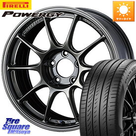 WEDS 【欠品次回07月下旬】 73538 TC105X EJ ウェッズ スポーツ ホイール 18インチ 18 X 9.0J +32 5穴 114.3 ピレリ POWERGY パワジー サマータイヤ 245/45R18