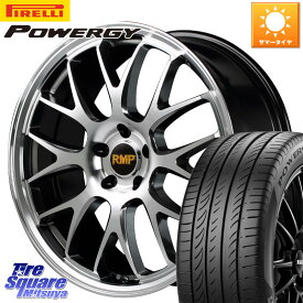 MANARAY MID RMP - 820F 19インチ 19 X 8.0J +38 5穴 114.3 ピレリ POWERGY パワジー サマータイヤ 225/55R19