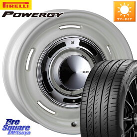 CRIMSON ディーン クロスカントリー ホワイト 17インチ 17 X 7.0J +40 5穴 100 ピレリ POWERGY パワジー サマータイヤ 215/45R17 プリウス