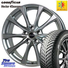 グッドイヤー ベクター Vector 4Seasons Hybrid オールシーズンタイヤ 195/60R16 HotStuff Exceeder E07 エクシーダー ホイール 16インチ 16 X 6.5J +53 5穴 114.3 VOXY