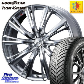 グッドイヤー ベクター Vector 4Seasons Hybrid オールシーズンタイヤ 225/50R18 WEDS 33897 レオニス WX ウェッズ Leonis ホイール 18インチ 18 X 7.0J +47 5穴 100