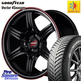 グッドイヤー ベクター Vector 4Seasons Hybrid オールシーズンタイヤ 225/45R17 MANARAY MID RMP RACING R60 17インチ 17 X 7.0J +48 5穴 114.3