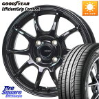 HotStuff G-SPEED G-06 G06 ホイール 14インチ 14 X 4.5J +45 4穴 100 グッドイヤー EffcientGrip Comfort サマータイヤ 165/60R14