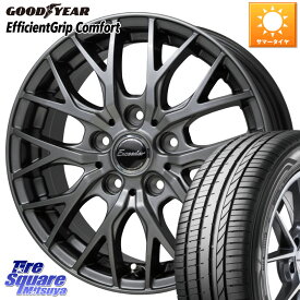 HotStuff Exceeder E05-2 ホイール 17インチ 17 X 7.0J +45 5穴 114.3 グッドイヤー EffcientGrip Comfort サマータイヤ 225/55R17