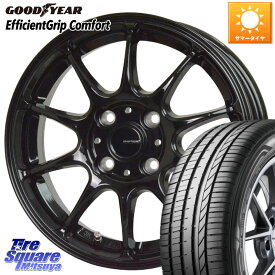 HotStuff G.SPEED G-07 ホイール 16インチ 16 X 6.0J +43 4穴 100 グッドイヤー EffcientGrip Comfort サマータイヤ 195/50R16 アクア シエンタ フィット ヤリス