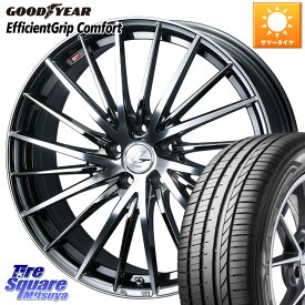 WEDS LEONIS FR レオニス FR ホイール 18インチ 18 X 7.0J +40 5穴 114.3 グッドイヤー EffcientGrip Comfort サマータイヤ 225/45R18 ステップワゴン WRX S4 RX-8