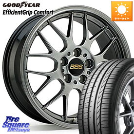 BBS RG-R 鍛造1ピース ホイール 17インチ 17 X 7.0J +45 4穴 100 グッドイヤー EffcientGrip Comfort サマータイヤ 205/45R17 アクア ラクティス フィット ヤリス ロードスター