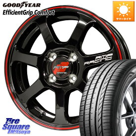 MANARAY MID RMP RACING R07 R-07 アルミホイール 16 X 6.0J +43 4穴 100 グッドイヤー EffcientGrip Comfort サマータイヤ 185/60R16 アクア