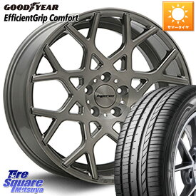 MLJ huperion ハイペリオン CVZ ホイール 19インチ 19 X 8.5J +45 5穴 114.3 グッドイヤー EffcientGrip Comfort サマータイヤ 225/35R19