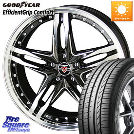 KYOHO シュタイナー LSV ホイール 17インチ 17 X 7.0J +48 5穴 100 グッドイヤー EffcientGrip Comfort サマータイヤ 225/55R17