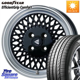 ENKEI エンケイ NEO CLASSIC ENKEI92 16インチ 16 X 6.5J +45 4穴 100 グッドイヤー EffcientGrip Comfort サマータイヤ 195/55R16 アクア