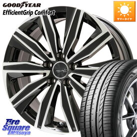 KYOHO EURO ZWEI ツヴァイ FK-10 ブラポリ 15 X 6.0J(VW POLO 6R) +38 5穴 100 グッドイヤー EffcientGrip Comfort サマータイヤ 185/60R15 フォルクスワーゲン クロスポロ(6R) フォルクスワーゲン POLO ポロ