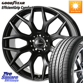 コスミック ヴェネルディ LEGGERO ホイール 18インチ 18 X 7.5J +48 5穴 100 グッドイヤー EffcientGrip Comfort サマータイヤ 215/45R18