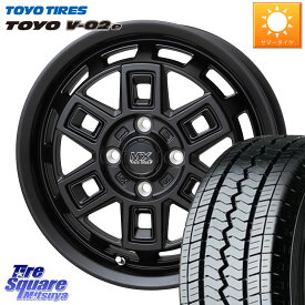 HotStuff MAD CROSS AEVER ホイール 14インチ 14 X 5.0J(JWL-T) +35 4穴 100 TOYOTIRES トーヨー V-02e V02e 在庫● サマータイヤ 155/80R14 88*86 サクシード