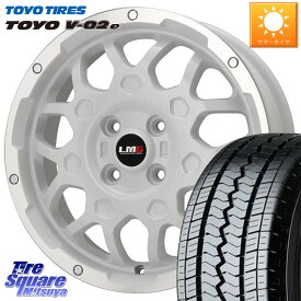 LEHRMEISTER レアマイスター LMG MS-9W ホイール 12インチ 12 X 4.0J +42 4穴 100 TOYOTIRES トーヨー V-02e V02e 軽トラ サマータイヤ 145/80R12 86*84