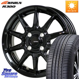 HotStuff G-SPEED G-05 G05 4H ホイール 4本 14インチ 14 X 5.5J +45 4穴 100 WINRUN R380 サマータイヤ 175/70R14 アクア フィット ヤリス