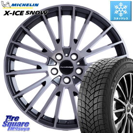 フィアット 500X ミシュラン X-ICE SNOW エックスアイススノー XICE SNOWスタッドレス 正規品 215/60R16 阿部商会 Euro desing CALWER ホイール 16インチ 16 X 7.0J(FIAT 500X 334) +40 5穴 110