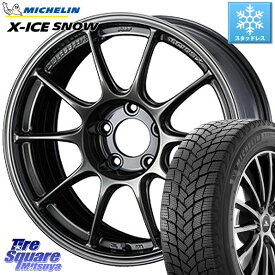 RX-8 ミシュラン X-ICE SNOW エックスアイススノー XICE SNOWスタッドレス 正規品 225/50R17 WEDS 73518 TC105X ウェッズ スポーツ ホイール 17インチ 17 X 8.0J +38 5穴 114.3