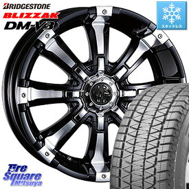 ブリヂストン ブリザック DM-V3 DMV3 スタッドレス 285/60R18 CRIMSON クリムソン BEAST ビースト ホイール 18インチ 18 X 8.5J +35 6穴 139.7