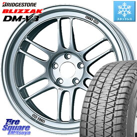 ブリヂストン ブリザック DM-V3 DMV3 ■ 2023年製 スタッドレス 215/70R16 ENKEI エンケイ Racing RPF1 SILVER ホイール 16 X 7.0J +35 5穴 114.3 デリカ D5 D:5