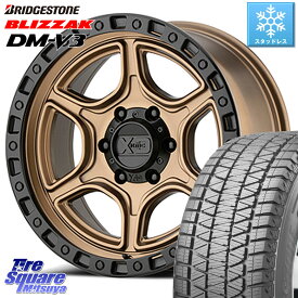 ブリヂストン ブリザック DM-V3 DMV3 スタッドレス 285/60R18 KMC XD139 PORTAL ホイール 18インチ 18 X 8.5J +18 6穴 139.7