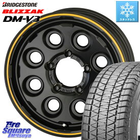 ブリヂストン ブリザック DM-V3 DMV3 ■ 2023年製 スタッドレス 215/70R16 KYOHO PPX MIL:8 ホイール 4本 16インチ 16 X 5.5J +0 5穴 139.7 ジムニー シエラ