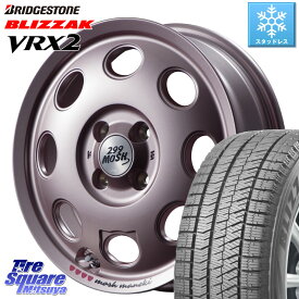 ブリヂストン ブリザック VRX2 スタッドレス ● 175/70R14 MANARAY 【欠品次回6月中-下旬予定】MID 299 MOSH MANEKI モッシュ マネキ 14インチ 14 X 4.5J +45 4穴 100 ソリオ