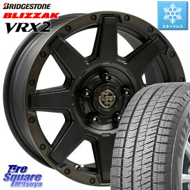 ブリヂストン ブリザック VRX2 スタッドレス ● 在庫● 2023年製 215/65R16 WEDS CROSS OVER GARMENTS StyleU 16インチ 16 X 7.0J +35 5穴 114.3 アルファード エクストレイル