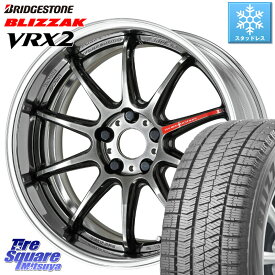 ブリヂストン ブリザック VRX2 スタッドレス ● 2023年製 225/45R18 WORK EMOTION ZR10 L Disk GTK 18インチ 2ピース 18 X 7.5J +40 5穴 114.3